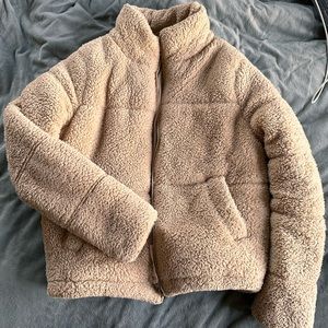Aeropostale fluffy teddy jacket!
